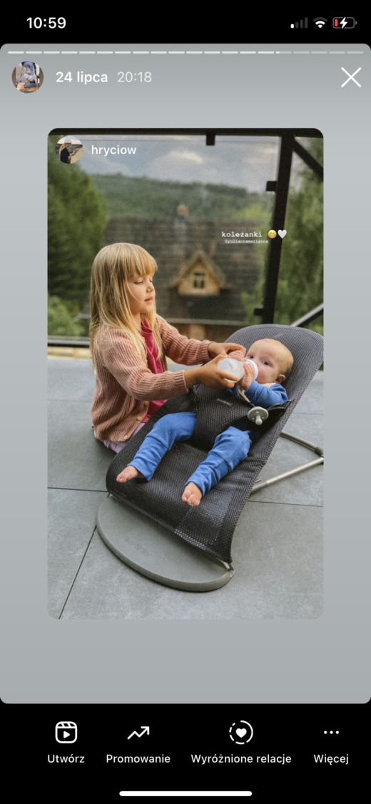 BABYBJORN - poszycie do leżaczka Balance Bliss Antracyt, Mesh