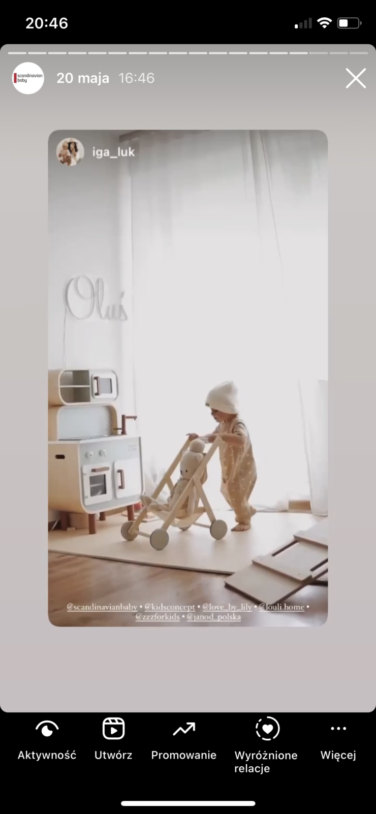 Kid’s Concept – Wózek dla lalek KID’S HUB