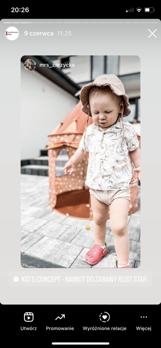 Kid’s Concept – Namiot do zabawy rust STAR – Elodie Details – Kapelusz Bucket Hat – Blushing Pink – 2-3 lata