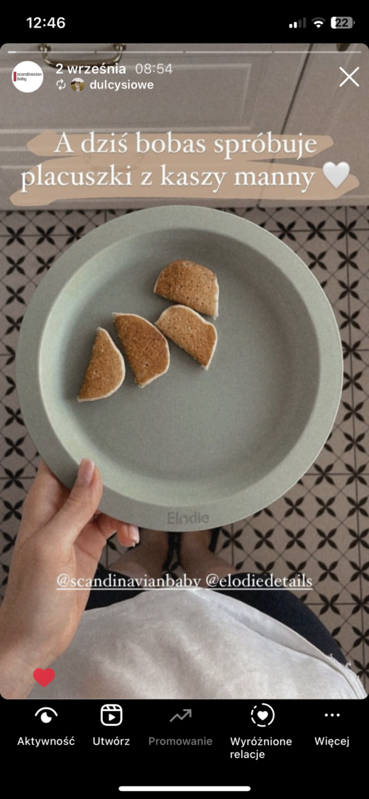 Elodie Details - Zestaw obiadowy dla dzieci - Pebble Green