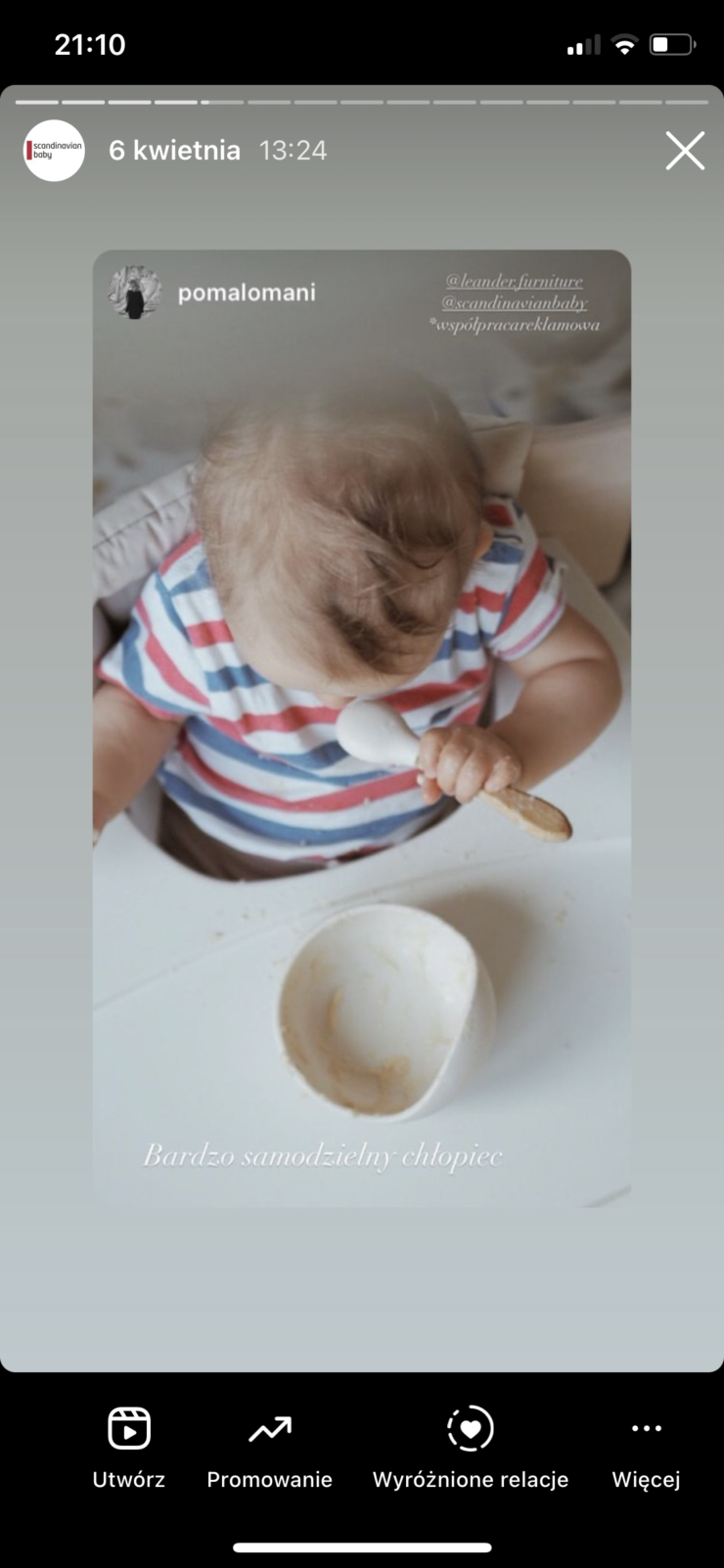 Elodie Details – zestaw do karmienia – miseczka i łyżeczka – Vanilla White
