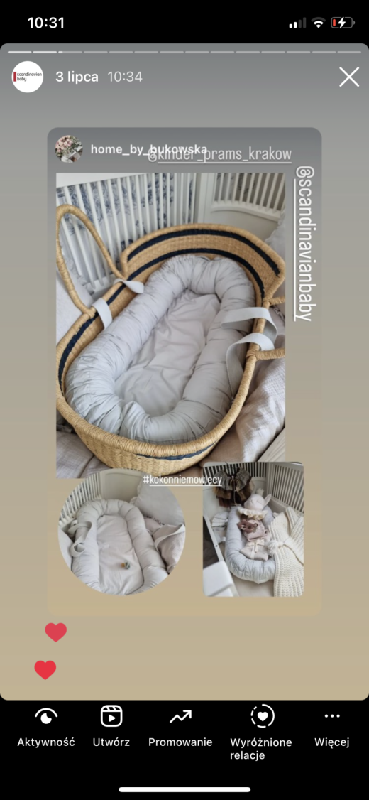 Elodie Details – gniazdko niemowlęce – Vanilla White