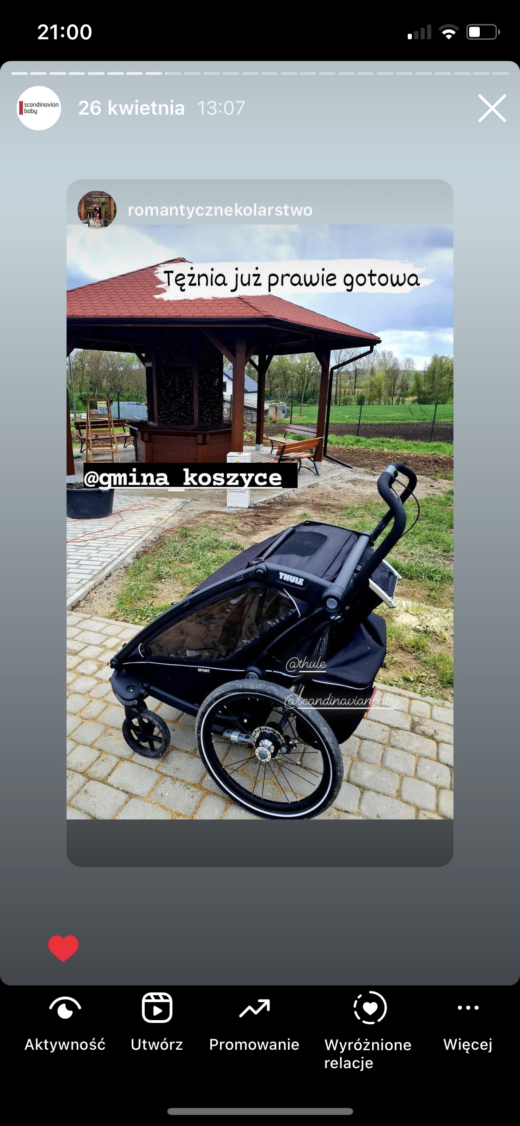 THULE Chariot Sport 2 – Przyczepka rowerowa dla dziecka – Midnight Black – Hamaczek dla niemowląt