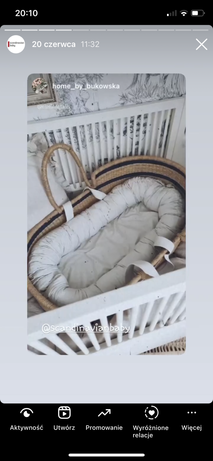 Elodie Details – gniazdko niemowlęce – Vanilla White