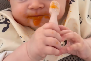 BABYBJORN – leżaczek BLISS MESH – Szary Beż