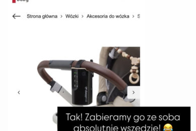Sleepytroll - Elektryczny bujak do wózka - Baby Rocker