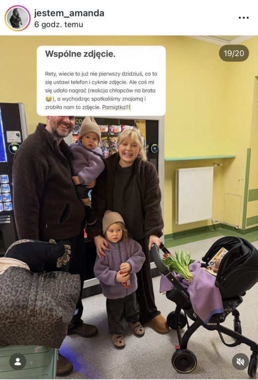 doona x rodzina wychodzi ze szpitala