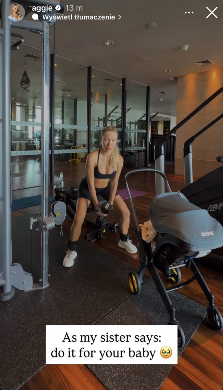 aggie na siłowni z dooną x